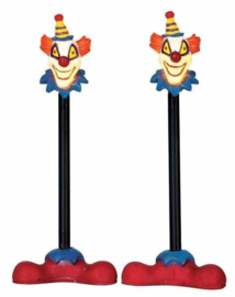 Killer Clown Lamp Post, Set Of 2
