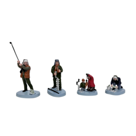 Ice Fishers, Set of 4