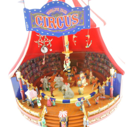 Mr.Christmas Musical World's Fair Big Top Circus