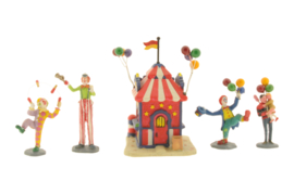 Carnival Ticket Booth with Figurines