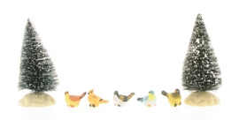 Birds, 2cm Set Of 5