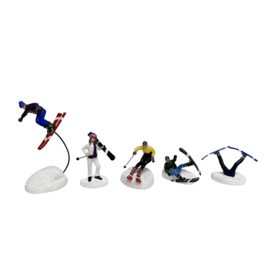 Skiers, Set of 5
