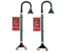 Municipal Street Lamps, Set Of 2