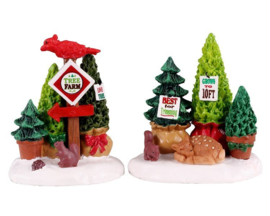 Tree Farm Display, Set Of 2 