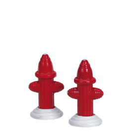 Metal Fire Hydrant, Set Of 2