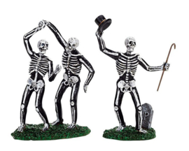 Dancing Skeletons, Set Of 2