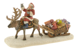 Santa with sledge