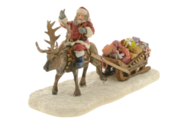 Santa with sledge