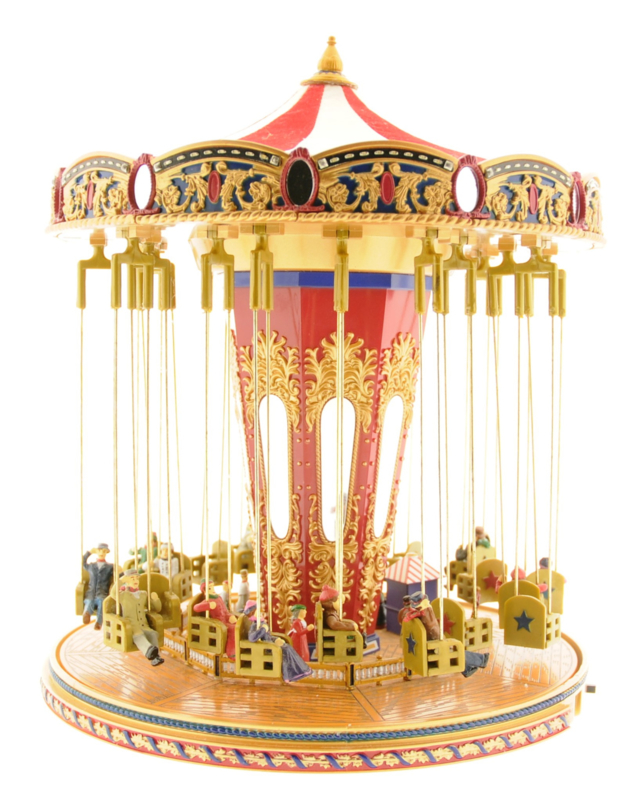 Mr. Christmas World's Fair Swing Carousel | Mr. Christmas | kerstdorpfan-nl