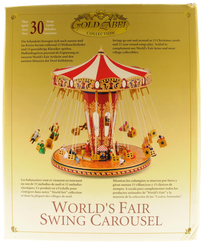 Mr Christmas World S Fair Swing Carousel Mr Christmas Kerstdorpfan Nl