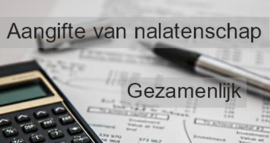 Aangifte van nalatenschap - Gezamenlijk