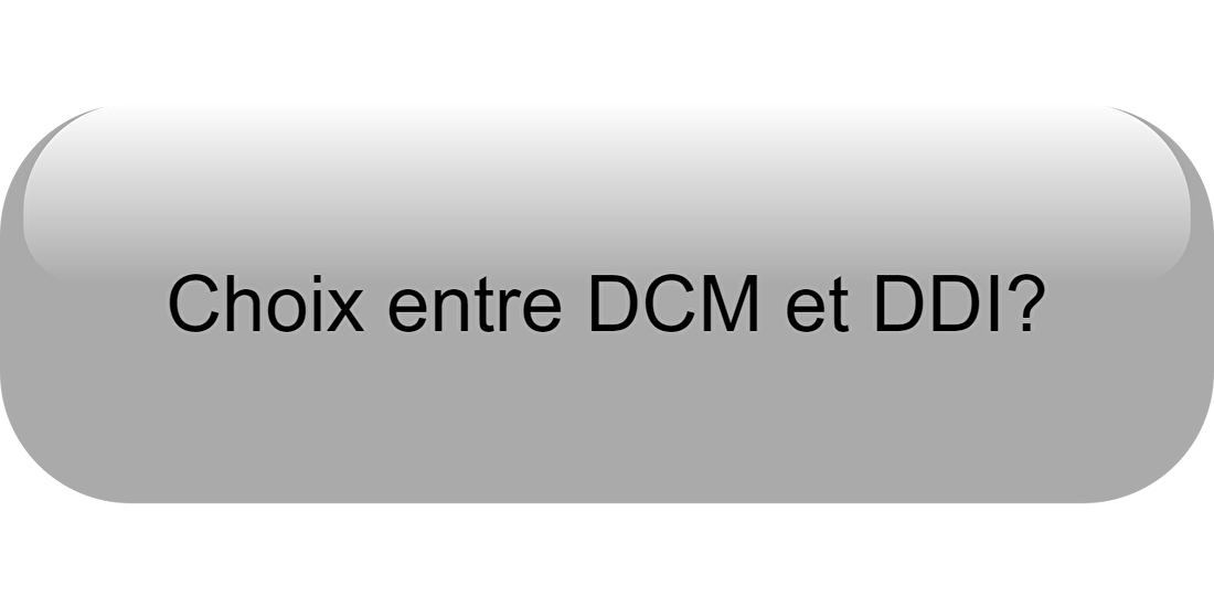 Choix DCM DDI