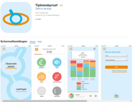 Tijdsteekproef-app | €4,99 in Appstore of Google Play Store