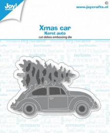 Christmas car Kever | Cut- debos-embossing die | Joy! Crafts