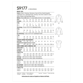 9177 H5 Simplicity Sewing Pattern 32-40