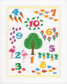 Count to 10 Aida Vervaco Embroidery Kit