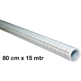 Ruit doorschijnend patroonpapier 80 cm x 15 meter - ReStyle