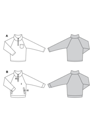 5791 Burda Naaipatroon | Sweater in variatie