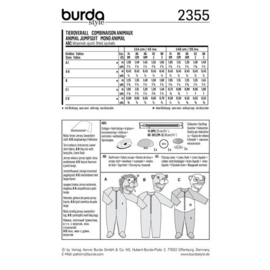 2355 Burda Naaipatroon | Leeuw, luipaard & pandabeer