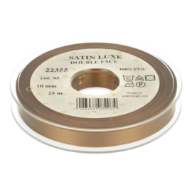 95 10mm/0.4" Lint Satin Luxe Double face p.m. / per 3.3 feet