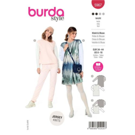 5967 Burda Naaipatroon | jurk en sweater