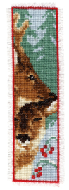 Owl and Deer Aida Bookmarks Cross Stitch Kit Vervaco