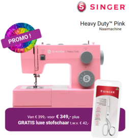Singer Heavy Duty™ Pink leuke roze naaimachine met GRATIS Singer stofschaar