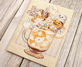 Trick or treat aida Leti Stitch telpakket