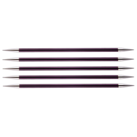 6mm 15cm Zing Double Pointed Needles