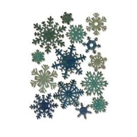 Paper snowflakes, mini | Thinlits | Tim Holtz | Sizzix