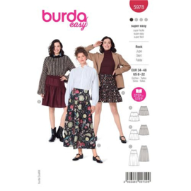 5978 Burda Naaipatroon | Rok in variatie