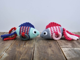 Little Fish Valerie and Vincent Crochet Durable Coral