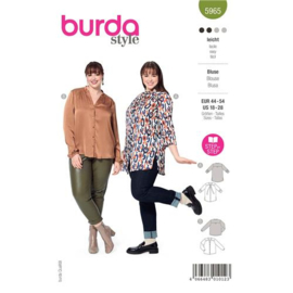 5965 Burda Naaipatroon | Blouse in variatie