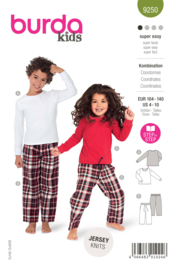 9250 Burda Naaipatroon | Pyjama universeel