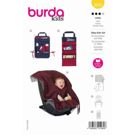 9233 Burda Naaipatroon | Autoaccessoires voor baby's