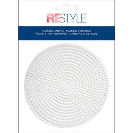 Plastic stramien cirkel pm 11 cm - 6 stuks  - Restyle