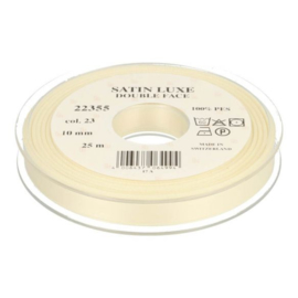 023 10mm/0.4" Lint Satin Luxe Double face p.m. / per 3.3 feet