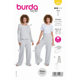 5853 Burda Sewing Pattern 34-44