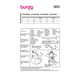 5833 Burda Naaipatroon | Knuffel in variaties