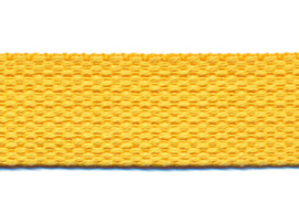 Yellow 25mm/1" Cotton Look Bag Straps