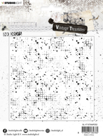 Ink drops Clear Stamp Background | Vintage Treasures | Studio Light