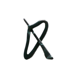 Black Marble Triangle Shawl Pin