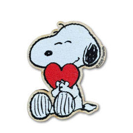 Love from Snoopy - houten needle minder Peanuts - the Crafty Kit Company