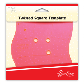 6.5" Twisted Square Template Sew Easy 