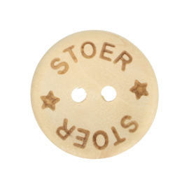 15mm Stoer Wooden Button
