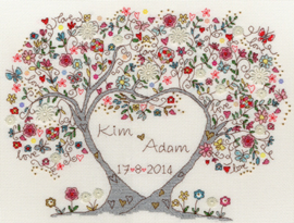 Love Blossoms Aida Bothy Threads Cross Stitch Kit