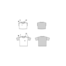 9184 Burda naaipatroon - Shirt in variatie