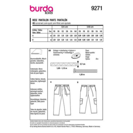 9271 Burda Naaipatroon | Broek in variatie