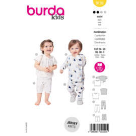 9186 Burda naaipatroon - Shirt & Broek in variatie
