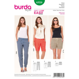 6938 Burda Naaipatroon | Broek in variatie